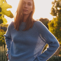 Cashmere Mesh Sweatshirt