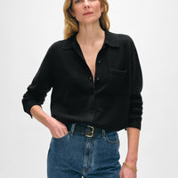 Cashmere Button Down Shirt