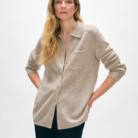 Cashmere Button Down Shirt