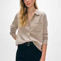 Cashmere Button Down Shirt