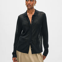 Superfine Cashmere Button Down