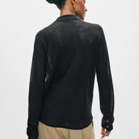 Superfine Cashmere Button Down