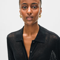 Superfine Cashmere Button Down