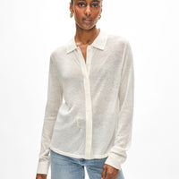 Superfine Cashmere Button Down