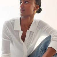 Superfine Cashmere Button Down