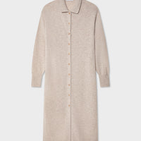 Cashmere Collared Duster Cardigan