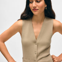 Superfine Organic Cotton Waistcoat