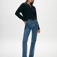 Merino Cashmere Bouclé Cardigan