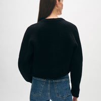 Merino Cashmere Bouclé Cardigan