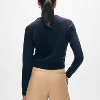 Cashmere Crewneck Cardigan