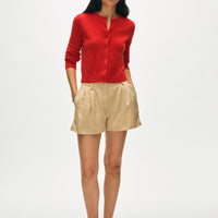 Cashmere Crewneck Cardigan