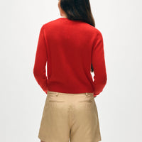 Cashmere Crewneck Cardigan