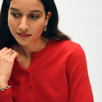 Cashmere Crewneck Cardigan