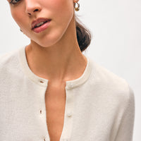 Cashmere Crewneck Cardigan