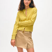 Cashmere Crewneck Cardigan