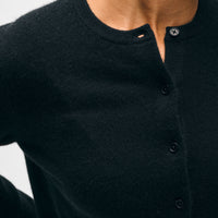 Cashmere Crewneck Cardigan