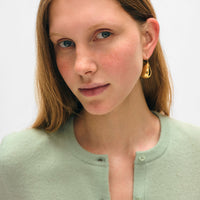 Cashmere Crewneck Cardigan