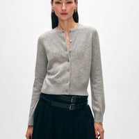 Cashmere Crewneck Cardigan