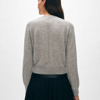 Cashmere Crewneck Cardigan