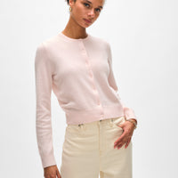 Cashmere Crewneck Cardigan