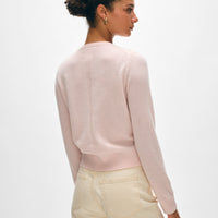 Cashmere Crewneck Cardigan