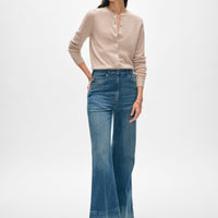 Cashmere Crewneck Cardigan