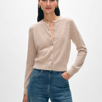 Cashmere Crewneck Cardigan
