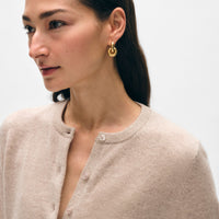 Cashmere Crewneck Cardigan