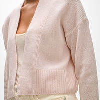 Cashmere Open Front Cardigan