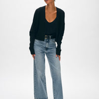 Cashmere Open Front Cardigan