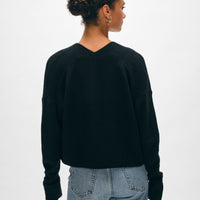 Cashmere Open Front Cardigan