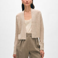 Cashmere Open Front Cardigan