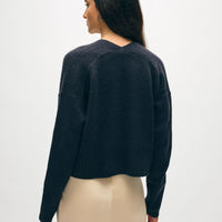 Cashmere Open Front Cardigan