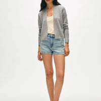 Cashmere Open Front Cardigan