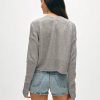 Cashmere Open Front Cardigan