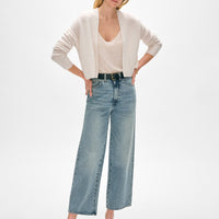 Cashmere Open Front Cardigan