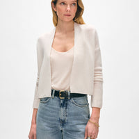 Cashmere Open Front Cardigan