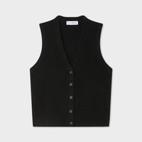 Cashmere Button Vest