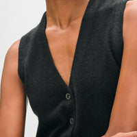 Cashmere Button Vest