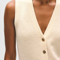 Cashmere Button Vest