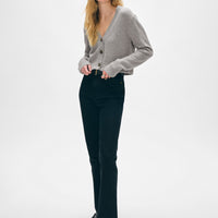 Cashmere Button Cardigan