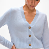 Cashmere Button Cardigan