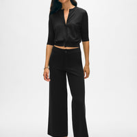 Superfine Organic Cotton Wide Leg Pant