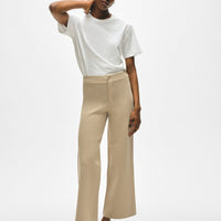 Superfine Organic Cotton Wide Leg Pant