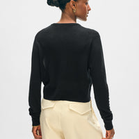 Superfine Cashmere Button Cardigan