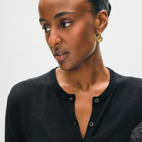 Superfine Cashmere Button Cardigan