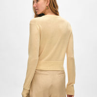 Superfine Cashmere Button Cardigan