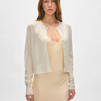 Superfine Cashmere Button Cardigan