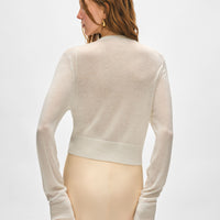 Superfine Cashmere Button Cardigan