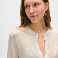 Superfine Cashmere Button Cardigan
